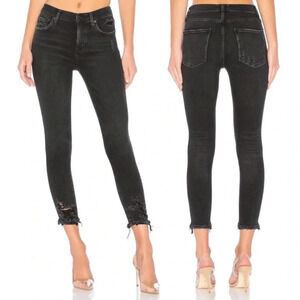 Agolde Sophie Mid Rise Skinny Crop Jeans